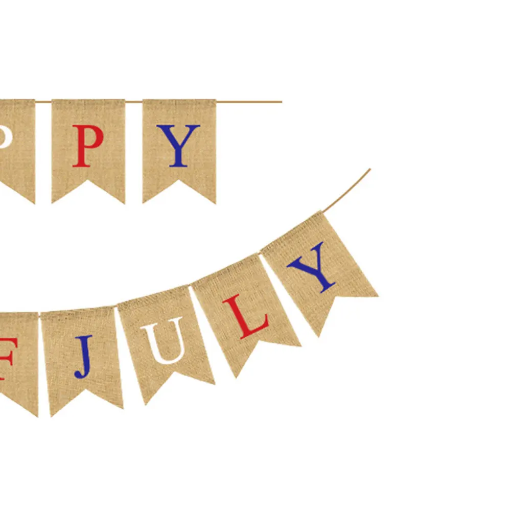 Colorful Decoration Usa Burlap Banner Party The Independence Day Letter Decorations
Colorful Decoration Usa Burlap Banner Party The Independence Day Letter Decorations