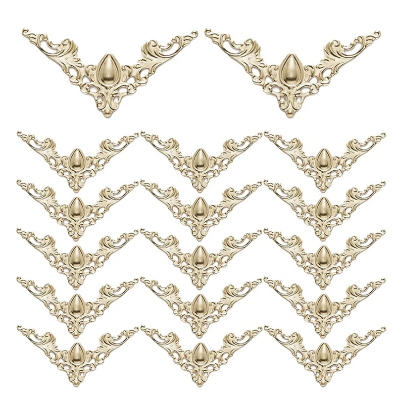 Metal Corners For Books Scrapbooking Photo Albums Menus Corner Protectors Metal Crafts DIY Ornament 40Pcs
Metal Corners For Books Scrapbooking Photo Albums Menus Corner Protectors Metal Crafts DIY Ornament 40Pcs