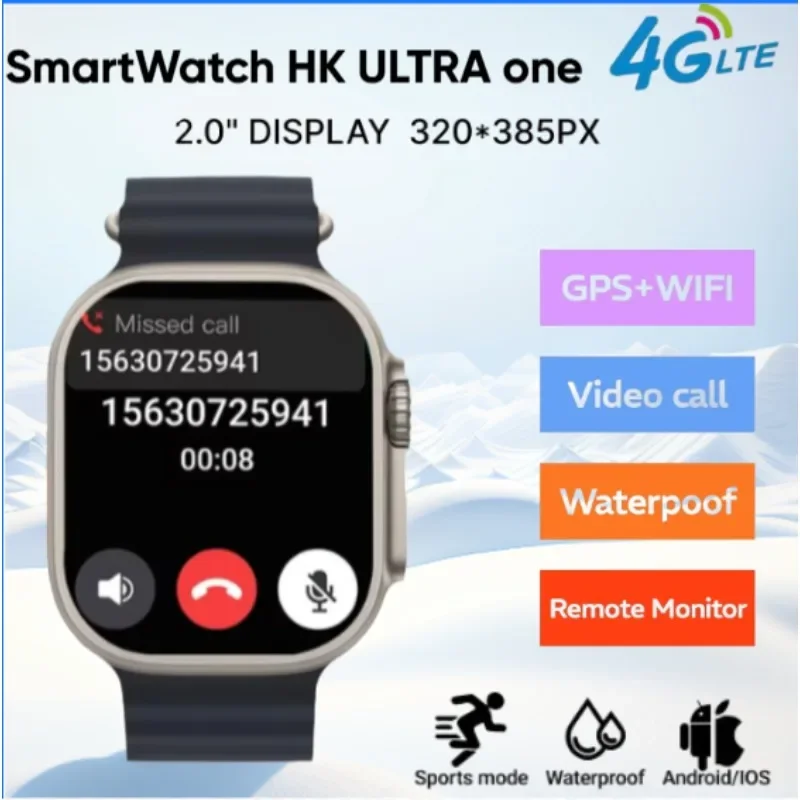 Оригинальные умные часы HK Ultra One 4G с AMOLED-экраном и камерой GPS Wifi32G ROM Сетевая загрузка Любой приложение Мужские женские умные часы
Оригинальные умные часы HK Ultra One 4G с AMOLED-экраном и камерой GPS Wifi32G ROM Сетевая загрузка Любой приложение Мужские женские умные часы