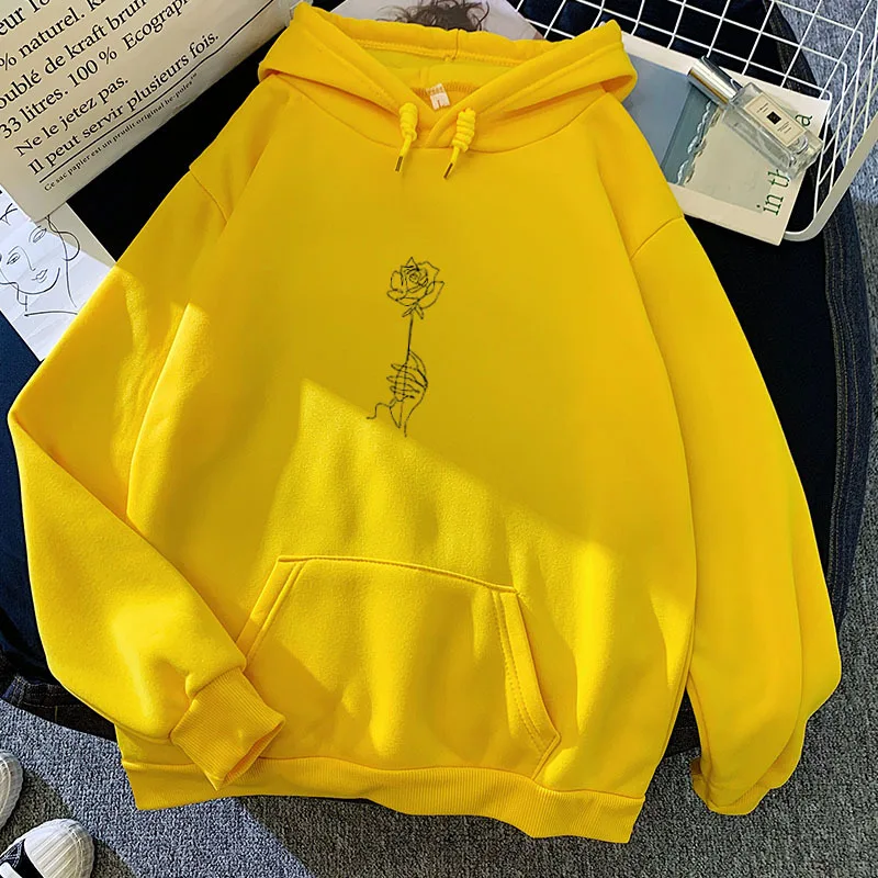 Womens Winter Tops Oversized Candy-Colored Sweatshirt Couple's Printed Handheld Floral Pattern Hoodie
Womens Winter Tops Oversized Candy-Colored Sweatshirt Couple's Printed Handheld Floral Pattern Hoodie