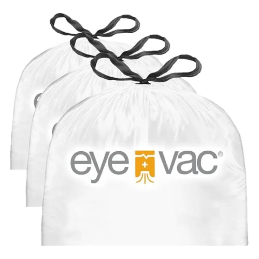 EyeVac+ Ultra Strong 13 Gallon Trash Bags - 3X Thicker Than Normal Perfect Fit for EyeVac+ Can Liners - 40 Count Pack of 3
EyeVac+ Ultra Strong 13 Gallon Trash Bags - 3X Thicker Than Normal Perfect Fit for EyeVac+ Can Liners - 40 Count Pack of 3