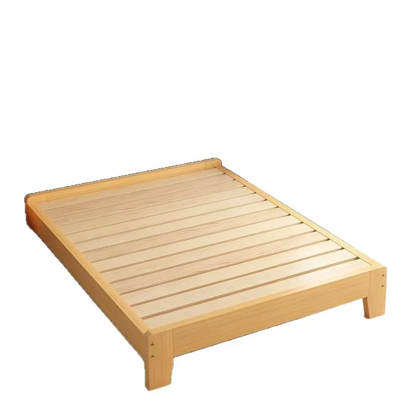 Solid wood bed without back bed frame breathable moisture-proof log tatami bed rental room dormitory
Solid wood bed without back bed frame breathable moisture-proof log tatami bed rental room dormitory