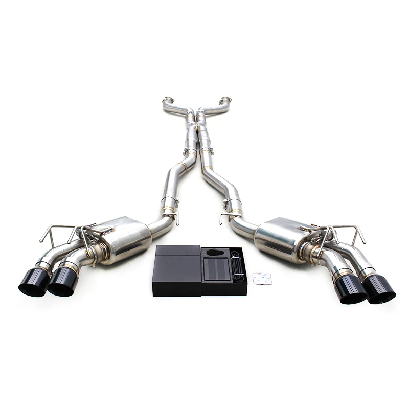 Stainless Steel Exhaust Pipe System For Chevrolet Camaro ZL1 6.2L 2010-2015 Valved Sport Exhaust System With Black Tip
Stainless Steel Exhaust Pipe System For Chevrolet Camaro ZL1 6.2L 2010-2015 Valved Sport Exhaust System With Black Tip
