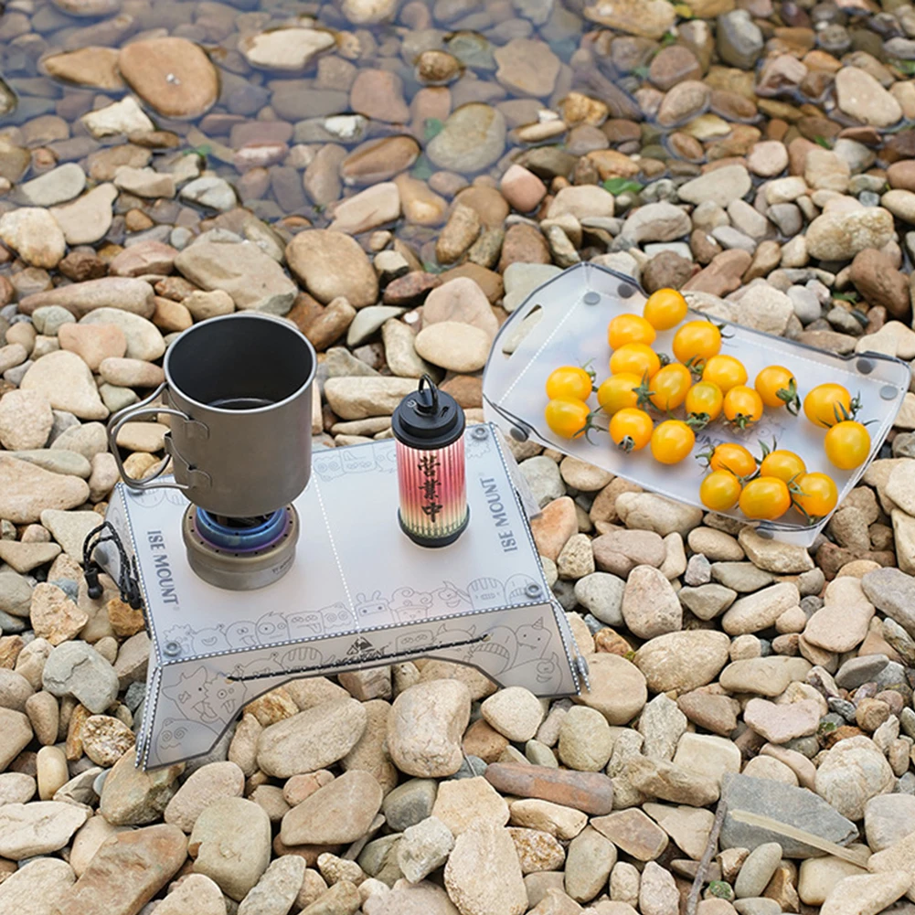 Foldable Camping Tray Ultralight Mini Dining Table for BBQ Picnic (2pcs)
Foldable Camping Tray Ultralight Mini Dining Table for BBQ Picnic (2pcs)