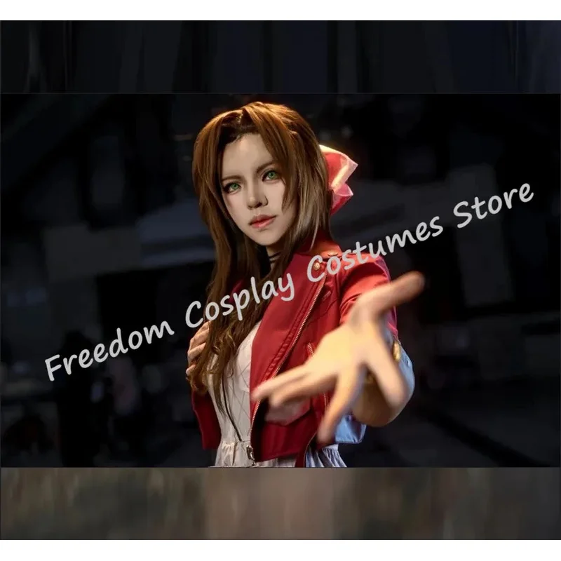 Fantasy VII Game FF7 Gainsborough Косплей Костюм Аэрит Пальто и платье Полный комплект нарядов для вечеринки на Хэллоуин x 2 'a, 6.h; 8'v,
Fantasy VII Game FF7 Gainsborough Косплей Костюм Аэрит Пальто и платье Полный комплект нарядов для вечеринки на Хэллоуин x 2 'a, 6.h; 8'v,