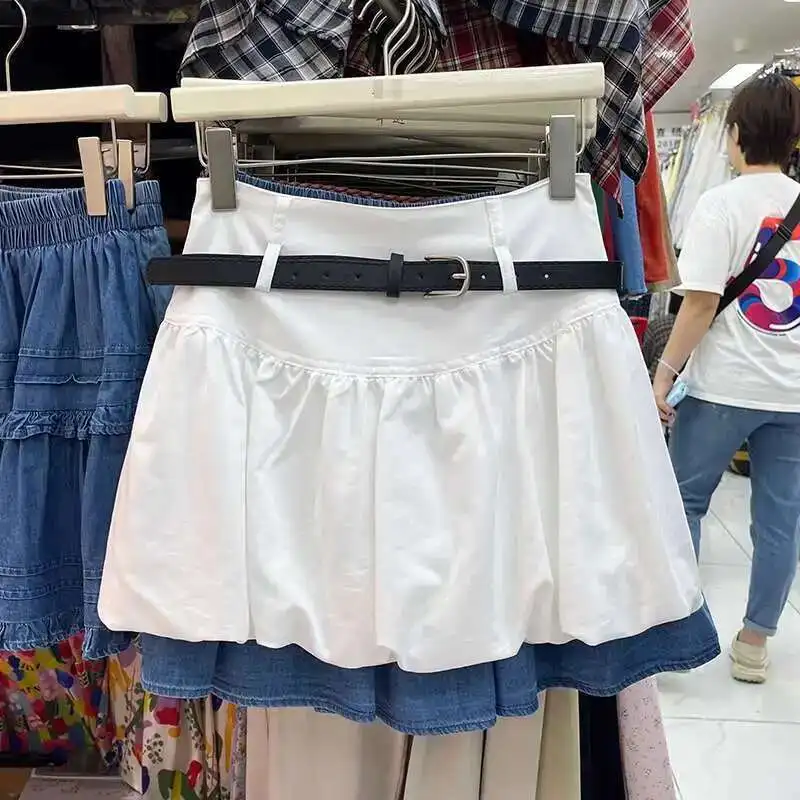 Fit High Waist Solid Color All-macth Flower Bud Short Skirt Women Sweet With Lined Puff Mini Skirt Summer New
Fit High Waist Solid Color All-macth Flower Bud Short Skirt Women Sweet With Lined Puff Mini Skirt Summer New