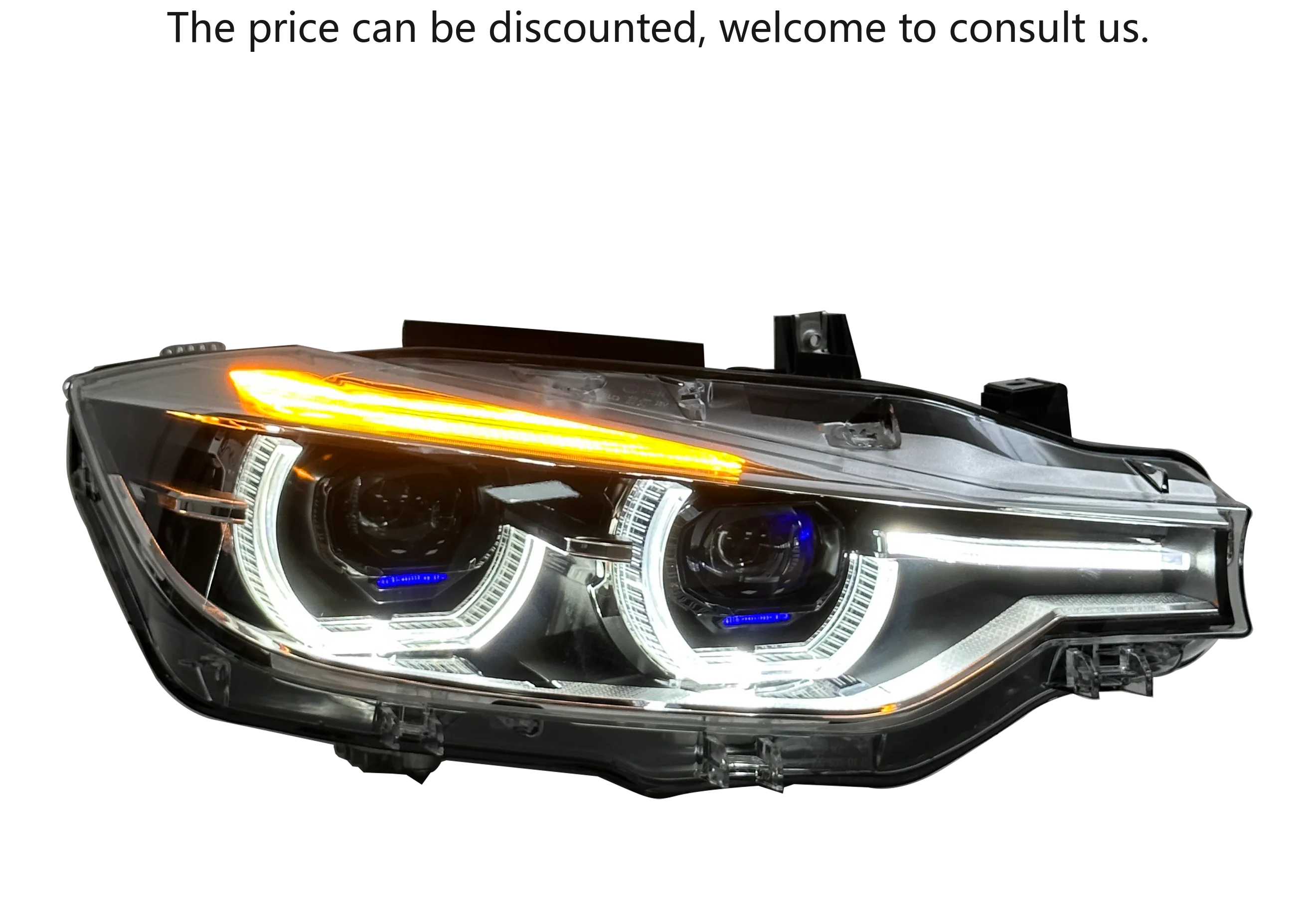 SJC New Upgraded F30 Headlight For BMW 3 Series F30 F35 2015-2018 LED Headlight Double Projector Lens Blue Trim Car Head Lamp
SJC New Upgraded F30 Headlight For BMW 3 Series F30 F35 2015-2018 LED Headlight Double Projector Lens Blue Trim Car Head Lamp