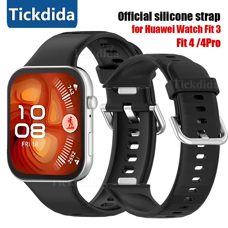 High-quality Silicone Strap for Huawei Watch Fit 4 Pro 3 SmartWatch Soft Sports Strap for Huawei Watch Fit4 Bracelet Accessories
High-quality Silicone Strap for Huawei Watch Fit 4 Pro 3 SmartWatch Soft Sports Strap for Huawei Watch Fit4 Bracelet Accessories