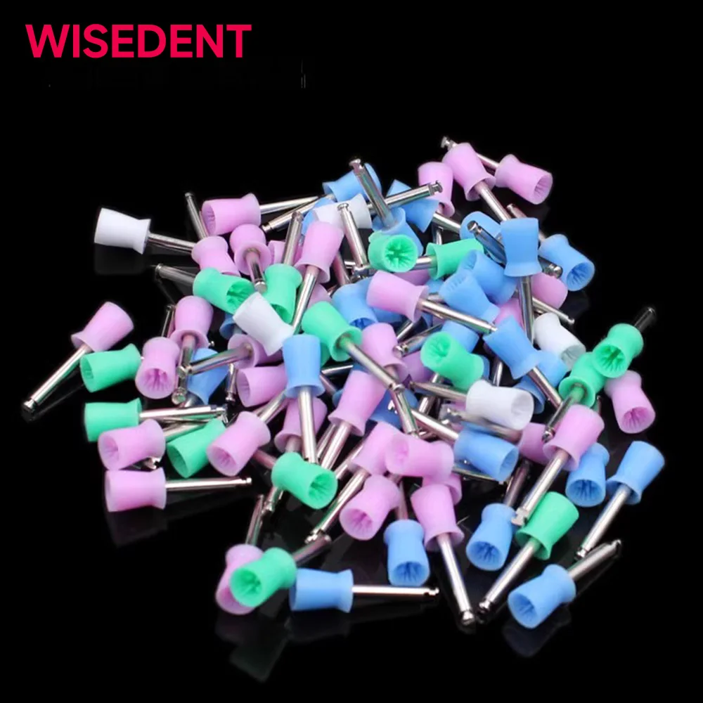 100pcs Dental Polishing Cup Tooth Polish Colorful Rubber Brush Polisher Prophy for Low Speed Handpiece
100pcs Dental Polishing Cup Tooth Polish Colorful Rubber Brush Polisher Prophy for Low Speed Handpiece
