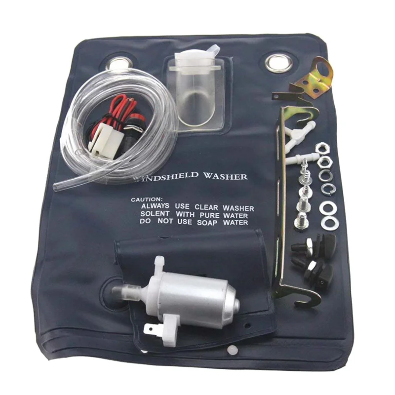 12V 1 Liter Water Capacity Car Window Cleaning Windscreen Windshield Washer Auto Washer Pump Bag Kit 151286776374
12V 1 Liter Water Capacity Car Window Cleaning Windscreen Windshield Washer Auto Washer Pump Bag Kit 151286776374
