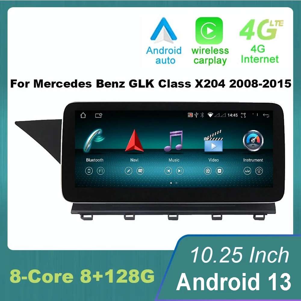 Android 13 For Mercedes Benz Carplay GLK Klasse X204 2008-2015 Car Multimedia Player Navigation GPS Stereo Radio Bluetooth
Android 13 For Mercedes Benz Carplay GLK Klasse X204 2008-2015 Car Multimedia Player Navigation GPS Stereo Radio Bluetooth