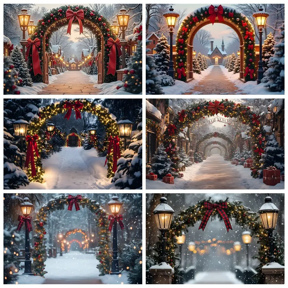 Christmas Winter Arch Wreath Backdrop Snow Outdoor Scene Xmas Winter Baby Kids Family Photography Background Photostudio Props
Christmas Winter Arch Wreath Backdrop Snow Outdoor Scene Xmas Winter Baby Kids Family Photography Background Photostudio Props