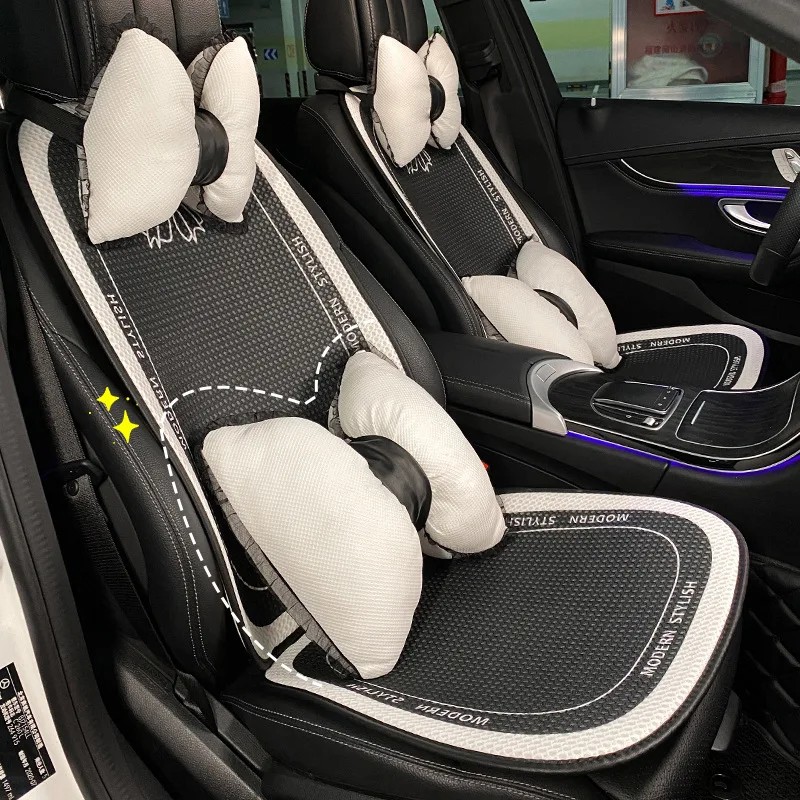 New Cartoon Bowknot 3D Breathable Mesh Rear Fart Cushion Car Seat Cover Car Interior Decorations
New Cartoon Bowknot 3D Breathable Mesh Rear Fart Cushion Car Seat Cover Car Interior Decorations