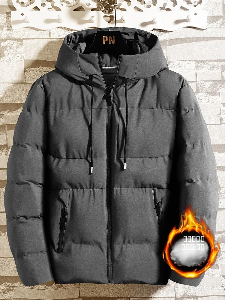 Men's Faionable Thiened down Cotton Jaet Autumn Winter Warm Cold Resistant Coat Zipper Closure Long Sve Youth Sle
Men's Faionable Thiened down Cotton Jaet Autumn Winter Warm Cold Resistant Coat Zipper Closure Long Sve Youth Sle