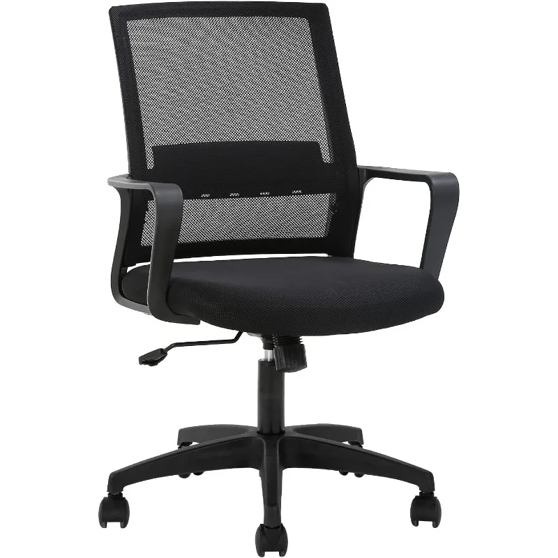 Office Chair Ergonomic Desk Chair Mid-Back Mesh Computer Chair Lumbar Support Comfortable Executive Adjustable Rolling
Office Chair Ergonomic Desk Chair Mid-Back Mesh Computer Chair Lumbar Support Comfortable Executive Adjustable Rolling