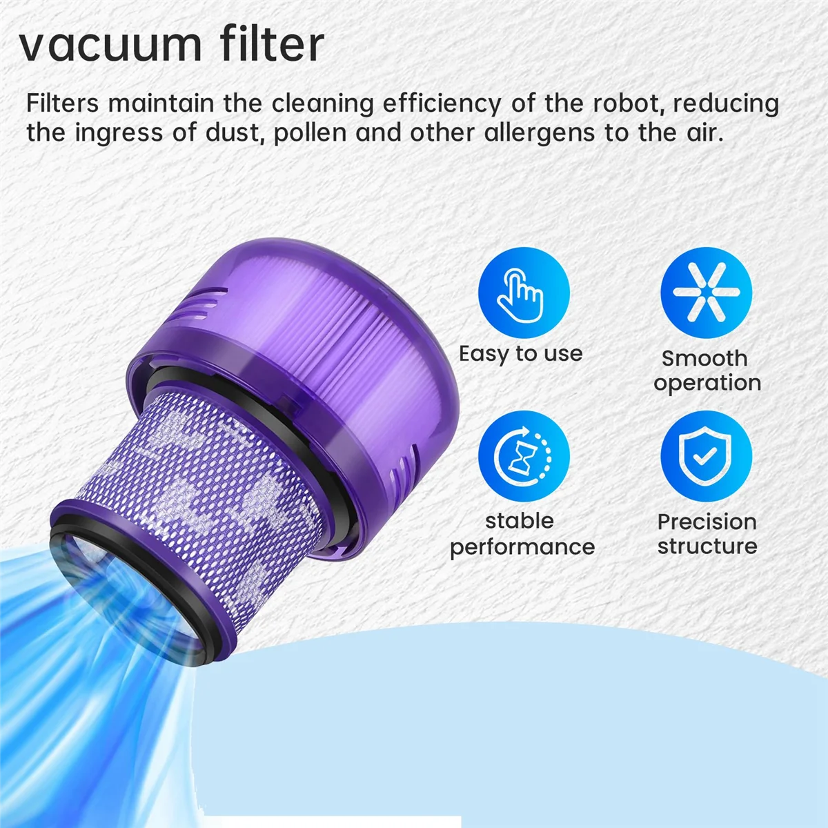 BISMZ 2 шт. HEPA-фильтры для пылесоса Dyson V11 Outsize, V11 Outsize Origin, Outsize, Outsize Absolute+, детали 970422 -01
BISMZ 2 шт. HEPA-фильтры для пылесоса Dyson V11 Outsize, V11 Outsize Origin, Outsize, Outsize Absolute+, детали 970422 -01