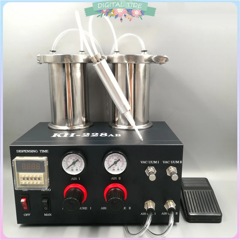 Epoxy AB glue automatic two-liquid dispensing machine CNC machine glue machine high quality
Epoxy AB glue automatic two-liquid dispensing machine CNC machine glue machine high quality