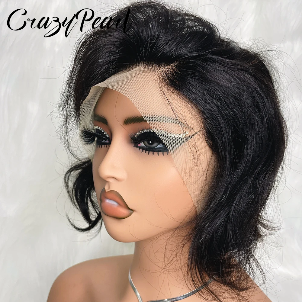 CrazyPearl Natural Color Short Lace Front Pixie Cut Wig Human Hair 13X4 Lace Frontal Wigs Short Wig Human Haair Pixie Cut Wig
CrazyPearl Natural Color Short Lace Front Pixie Cut Wig Human Hair 13X4 Lace Frontal Wigs Short Wig Human Haair Pixie Cut Wig