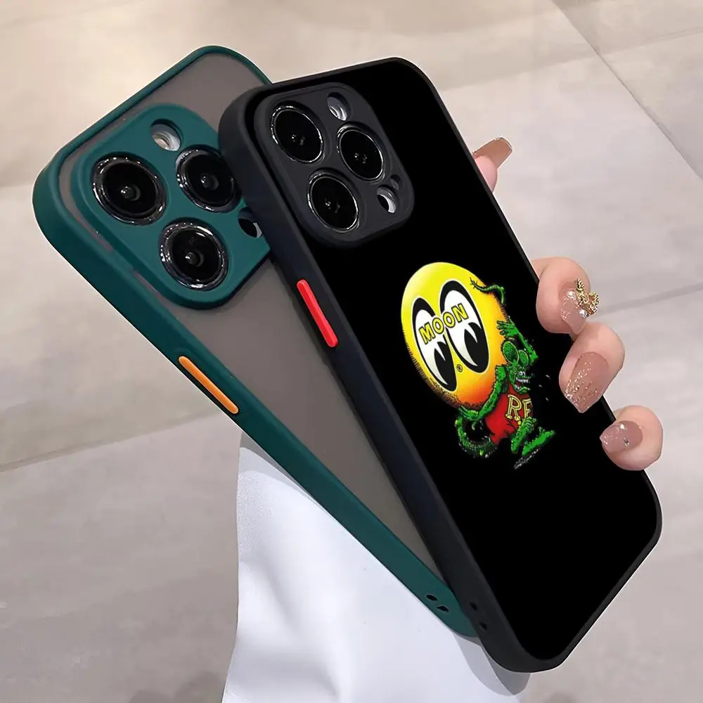 Moon Eyes Vintage Phone Case for iPhone 13 15ProMax 14 16 11 12 Pro Max Mini 8 Plus SE2020 XS Max XR Matte Black Cover
Moon Eyes Vintage Phone Case for iPhone 13 15ProMax 14 16 11 12 Pro Max Mini 8 Plus SE2020 XS Max XR Matte Black Cover
