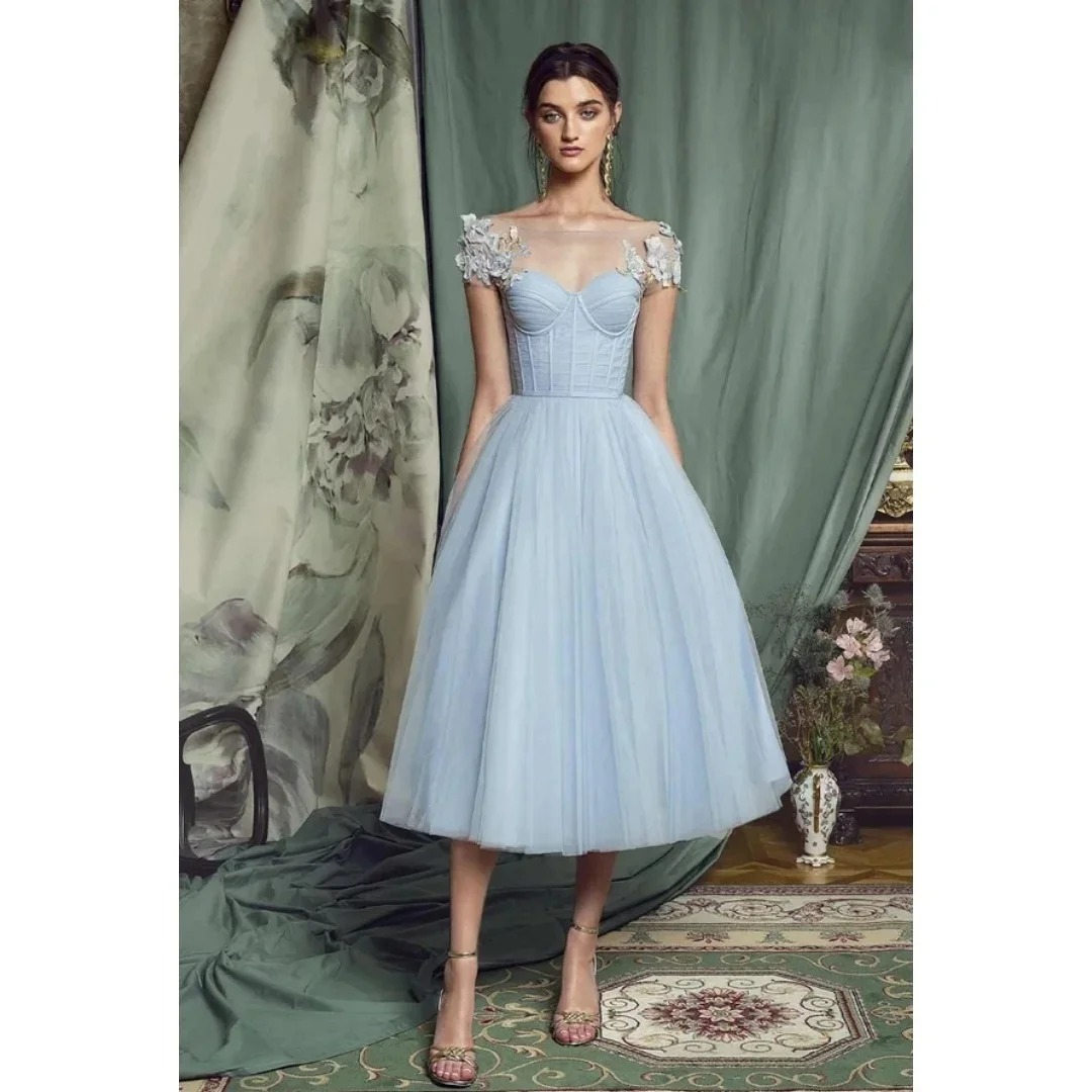 Tea Length Formal Short Bespoke Occasion Gown Evening Dresses Prom Pastrol Unisex Jersey Retro Dubai Saudi Arabic Customized
Tea Length Formal Short Bespoke Occasion Gown Evening Dresses Prom Pastrol Unisex Jersey Retro Dubai Saudi Arabic Customized
