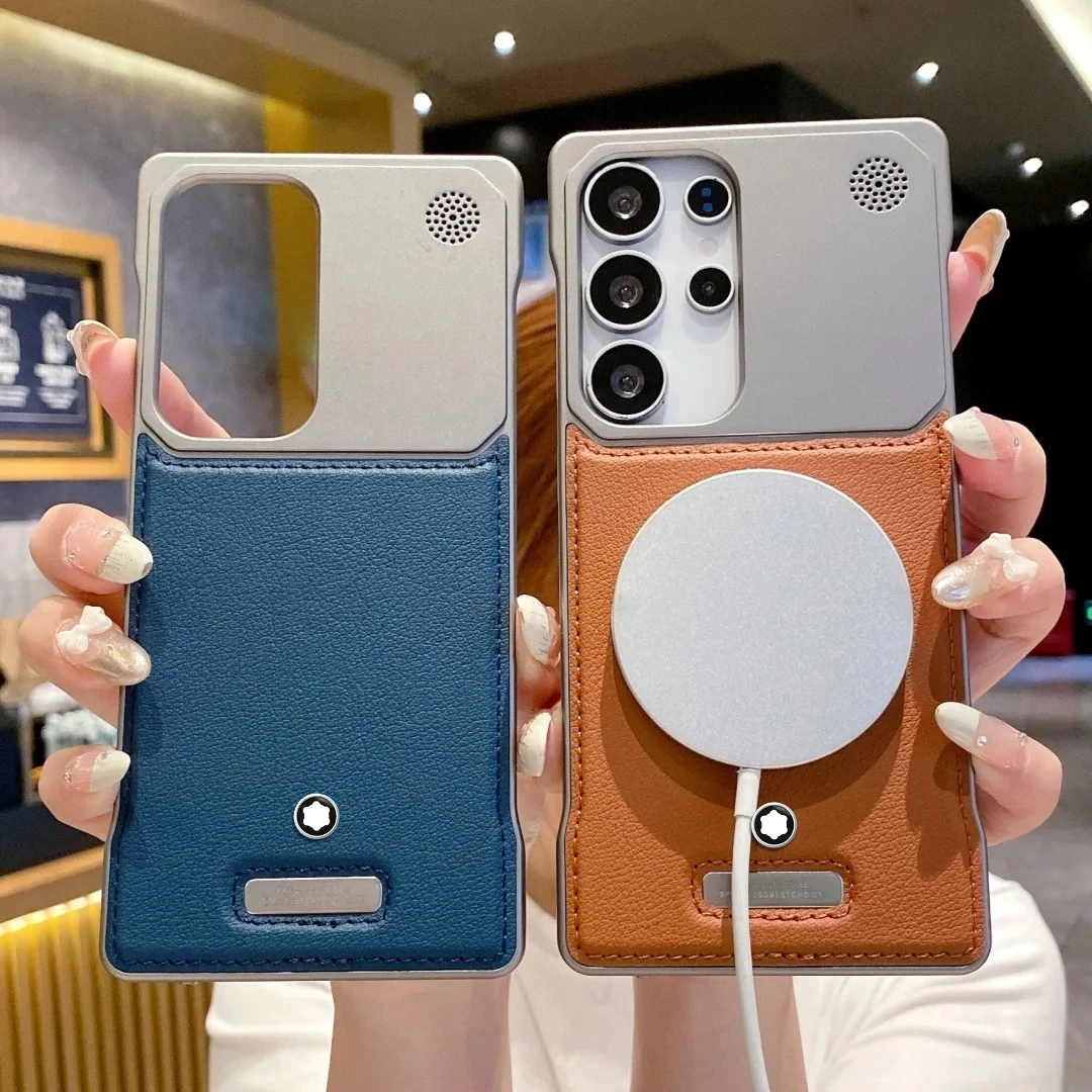Higth End Busine Leather Aromatherapy Frameles Magnetic Phone Case for Samsung Galaxy S25Ultra S24 S23 S22 Wireless Charge Cover
Higth End Busine Leather Aromatherapy Frameles Magnetic Phone Case for Samsung Galaxy S25Ultra S24 S23 S22 Wireless Charge Cover