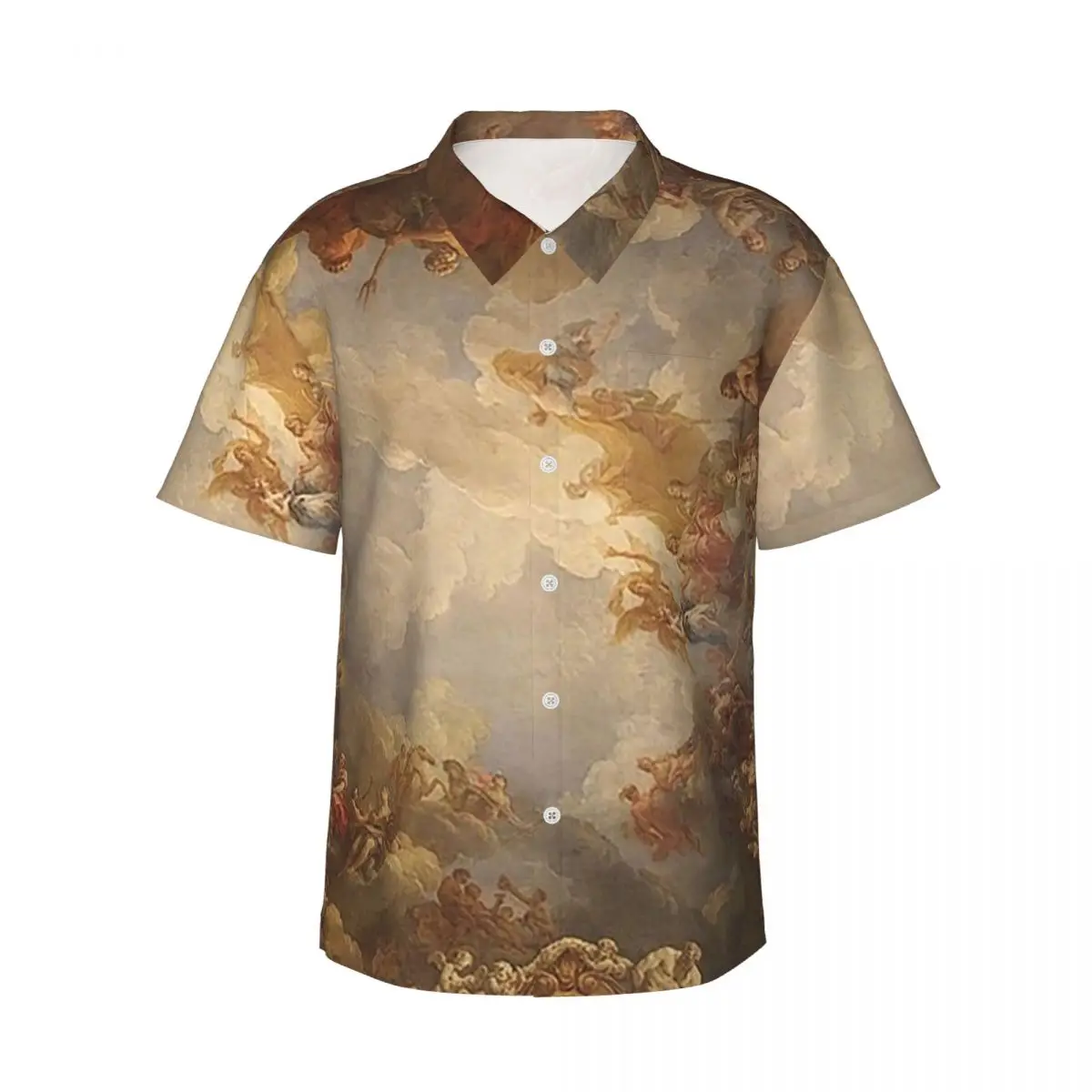 Brown Ceiling At Versailles Renaissance Panting Men's Shirts Hawaiian Short Sleeve Shirt Fashion Lapel Tops for Summer Beach
Brown Ceiling At Versailles Renaissance Panting Men's Shirts Hawaiian Short Sleeve Shirt Fashion Lapel Tops for Summer Beach