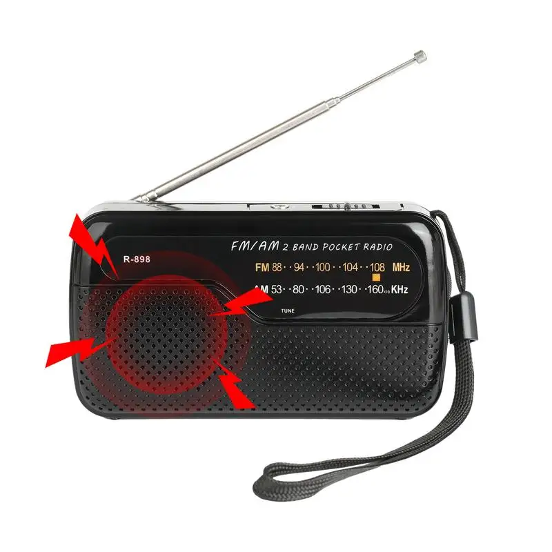 Radio Portable Portable Pocket Radio Battery Operated Electronics With Pointer Wireless Speaker For Travel Work Outdoor Men Gym
Radio Portable Portable Pocket Radio Battery Operated Electronics With Pointer Wireless Speaker For Travel Work Outdoor Men Gym