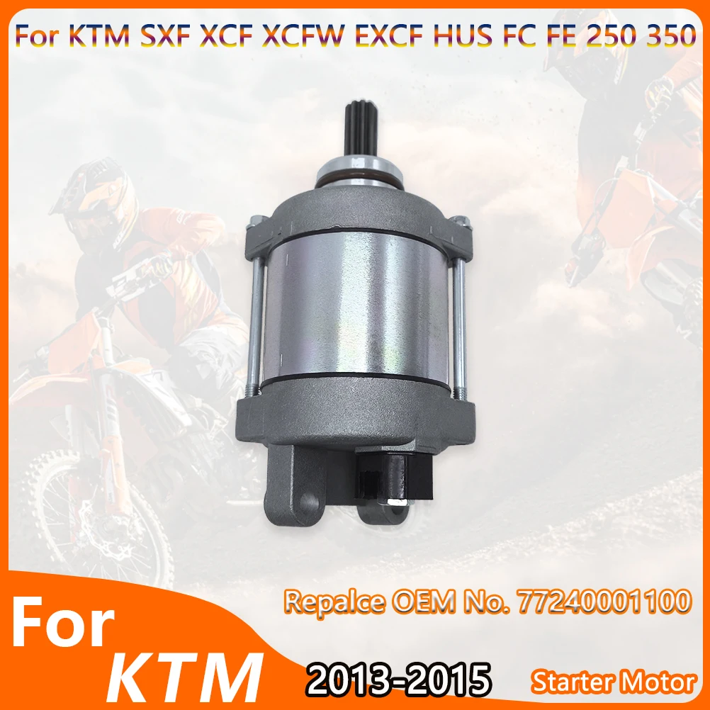 OTOM Starter Motor For KTM SXF XCF XCFW EXCF FREERIDE HUSQVARNA FC FE 250 350 Start Motor Engine Accessoies 13-16 77240001100
OTOM Starter Motor For KTM SXF XCF XCFW EXCF FREERIDE HUSQVARNA FC FE 250 350 Start Motor Engine Accessoies 13-16 77240001100