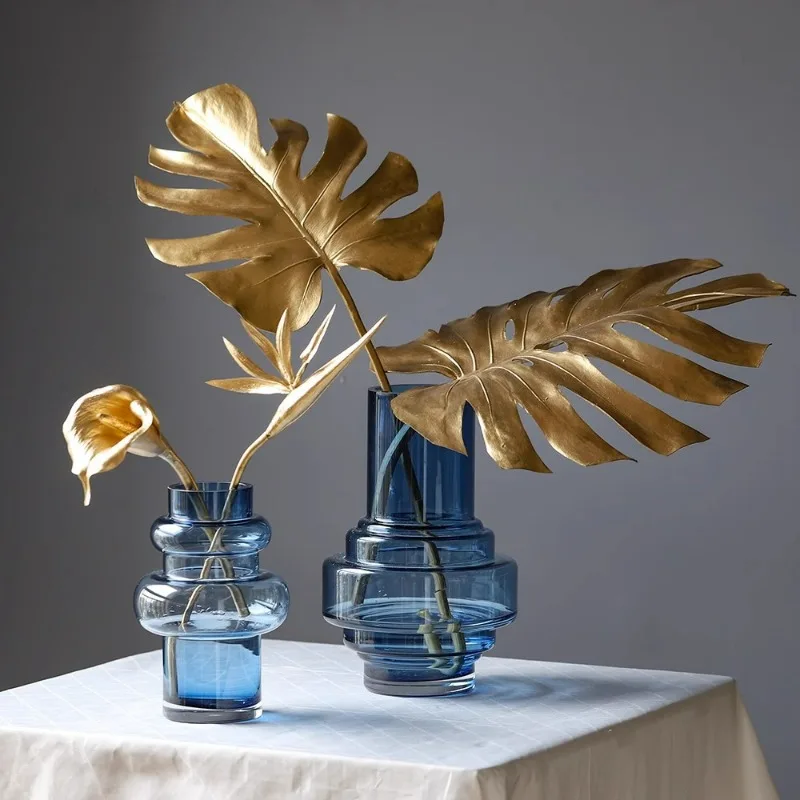 New Blue Glass Vases Nordic Style Home Decoration Living Room Soft Decoration Desktop Flower Arrangement Device Flower Pot
New Blue Glass Vases Nordic Style Home Decoration Living Room Soft Decoration Desktop Flower Arrangement Device Flower Pot