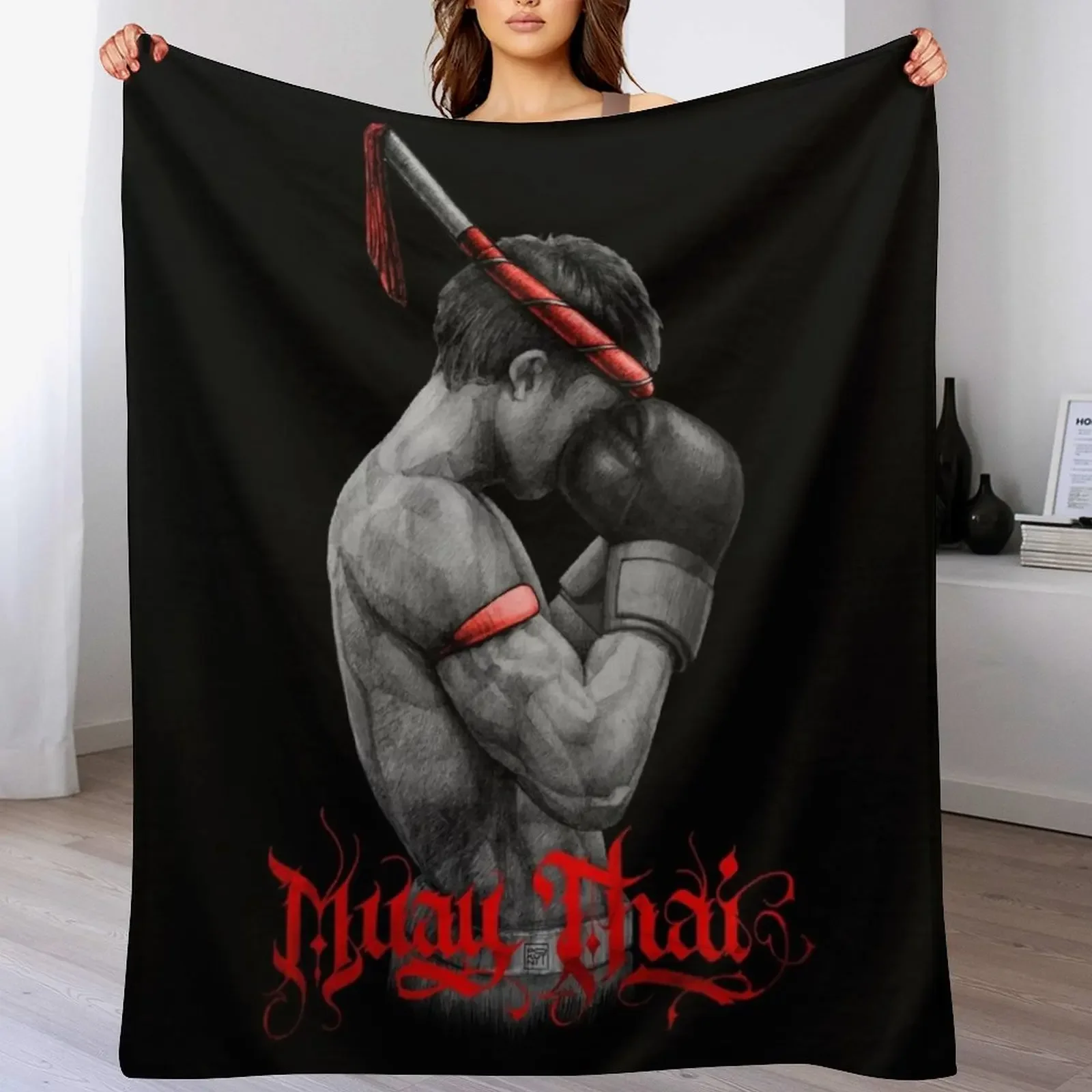 Muay Thai Boxing Fighter Throw Blanket Bed covers Soft Furrys Blankets For Baby Blankets 
Muay Thai Boxing Fighter Throw Blanket Bed covers Soft Furrys Blankets For Baby Blankets