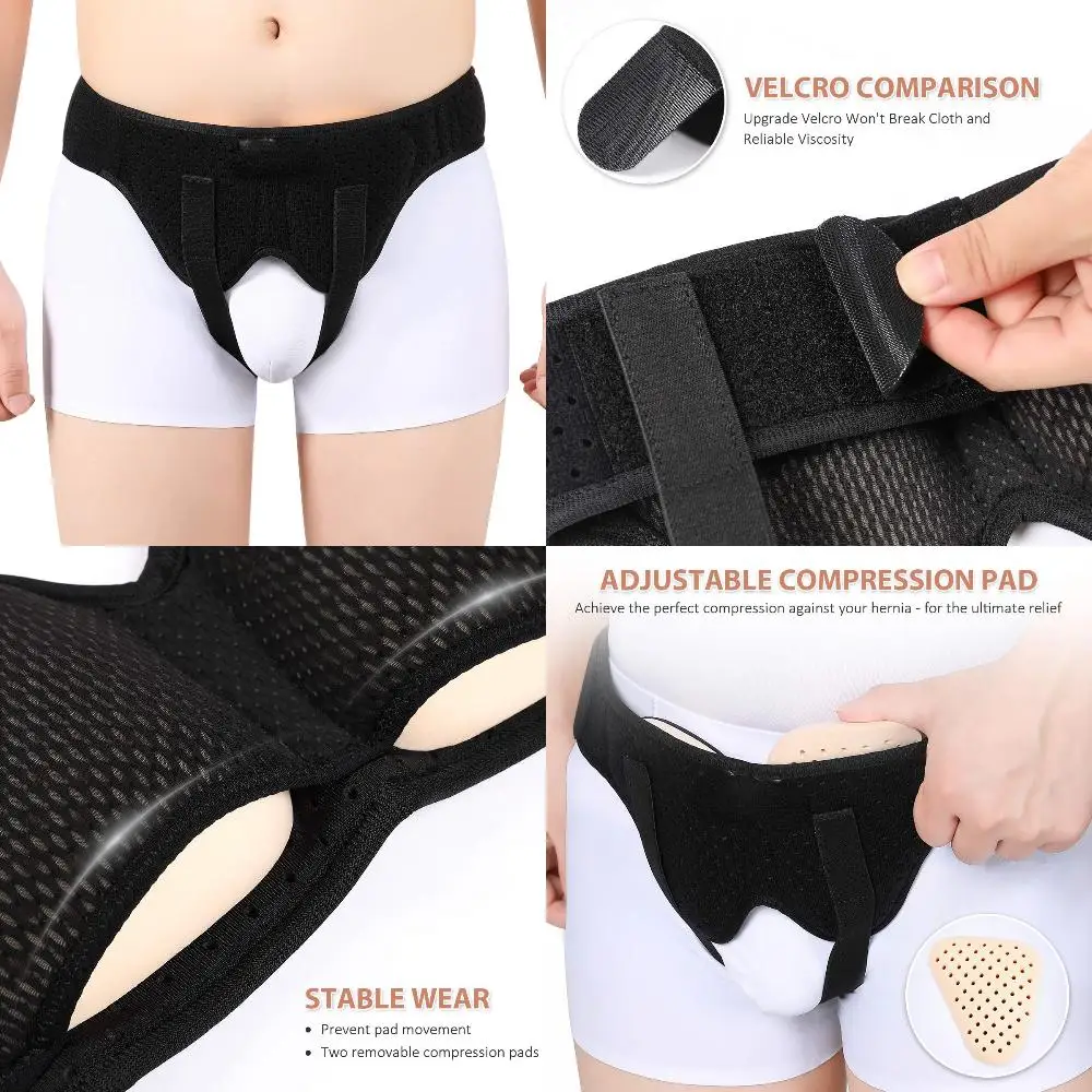 Adjustable and comfortable inguinal hernia support belt for men and women, featuring versatile protection and dual removable com
Adjustable and comfortable inguinal hernia support belt for men and women, featuring versatile protection and dual removable com