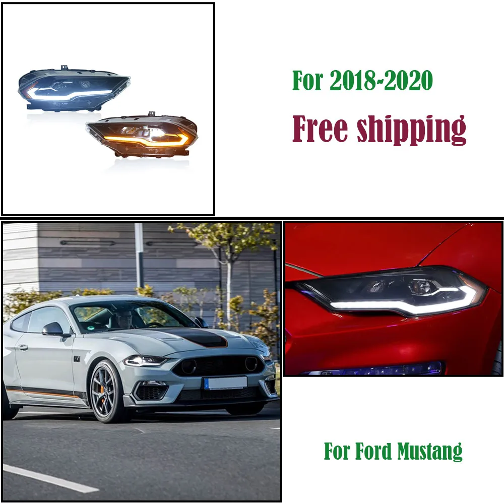 Car Headlight For Ford Mustang Headlight 2018-2020 Mustang Upgrade Modified to NEW Dynamic Turn Lamp Car LED Head Lamp Assembly
Car Headlight For Ford Mustang Headlight 2018-2020 Mustang Upgrade Modified to NEW Dynamic Turn Lamp Car LED Head Lamp Assembly