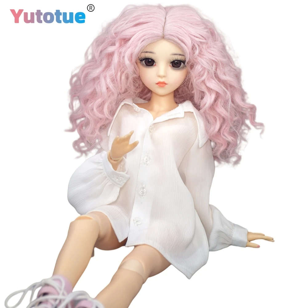 YUTOTUE 1/3 BJD Doll Toy 24 inch Height Fashion Girl Doll with Shirt Shoes Curly Wigs Full Set Lifelike
YUTOTUE 1/3 BJD Doll Toy 24 inch Height Fashion Girl Doll with Shirt Shoes Curly Wigs Full Set Lifelike