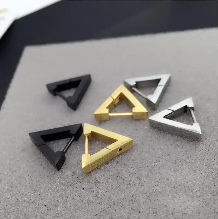 50PCS/LOT Hengke Fashion New Hoop Earring Heart Triangle Stainless Steel Ear Stud Men Women Body Piercing Jewelry
50PCS/LOT Hengke Fashion New Hoop Earring Heart Triangle Stainless Steel Ear Stud Men Women Body Piercing Jewelry