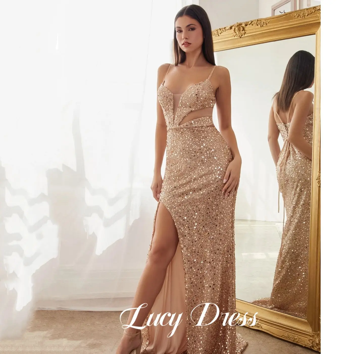 Lucy Sling Saudi Women Evening Dress Party Evening Elegant Luxury Celebrity Mermaid Elegant and Pretty Women's Dresses Shiny
Lucy Sling Saudi Women Evening Dress Party Evening Elegant Luxury Celebrity Mermaid Elegant and Pretty Women's Dresses Shiny