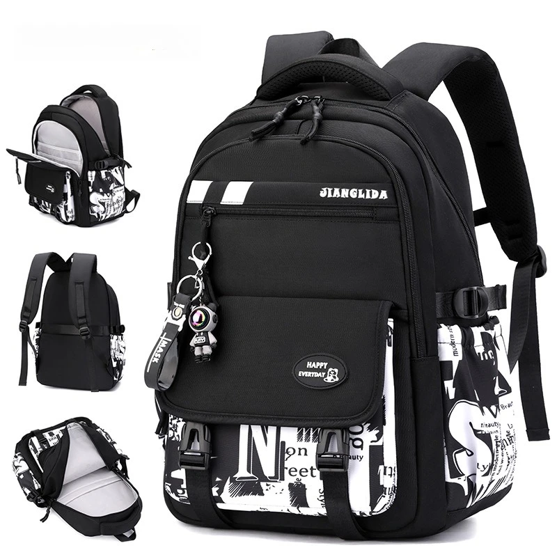 College Student School Bag Men Oxford Cloth Large Capacity Comic Print Backpack Ergonomic Waterproof Laptop Bag
College Student School Bag Men Oxford Cloth Large Capacity Comic Print Backpack Ergonomic Waterproof Laptop Bag