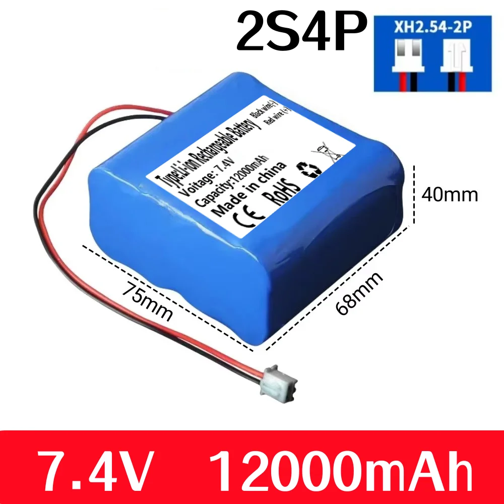 18650 2S1P-2S5P 7.4V Battery Rechargeable Li-ion Battery Pack for LED Light Bluetooth Speaker Spare Replacement Original Battery
18650 2S1P-2S5P 7.4V Battery Rechargeable Li-ion Battery Pack for LED Light Bluetooth Speaker Spare Replacement Original Battery