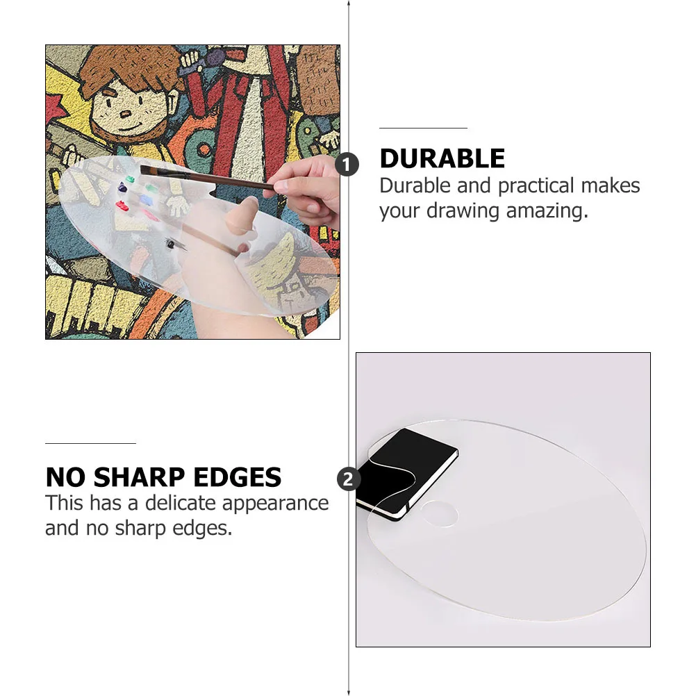 1Pcs Acrylic Color Palette Durable Painting Tray for Artists Students Beginners Art Supplies Color Mixing Board
1Pcs Acrylic Color Palette Durable Painting Tray for Artists Students Beginners Art Supplies Color Mixing Board