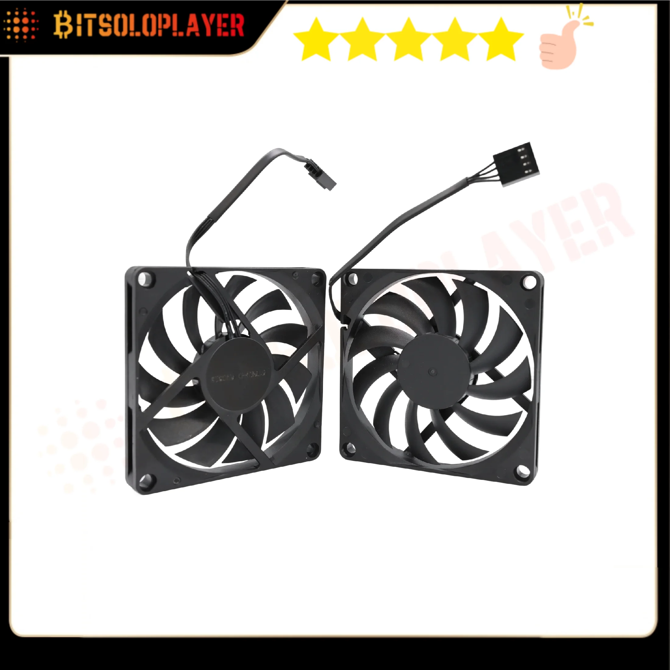 80*80*10mm【Cooling fan】Applicable to NerdQQaxe Rev6.1 And N NerdOCTaxe Rev3.1 Rear fan
80*80*10mm【Cooling fan】Applicable to NerdQQaxe Rev6.1 And N NerdOCTaxe Rev3.1 Rear fan