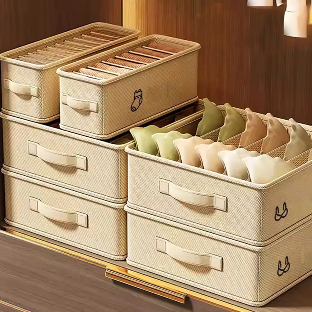 Underwear Storage Box Foldable Underwear Sock Organiser Multifunctional Waterproof Drawer Compartment Organiser
Underwear Storage Box Foldable Underwear Sock Organiser Multifunctional Waterproof Drawer Compartment Organiser