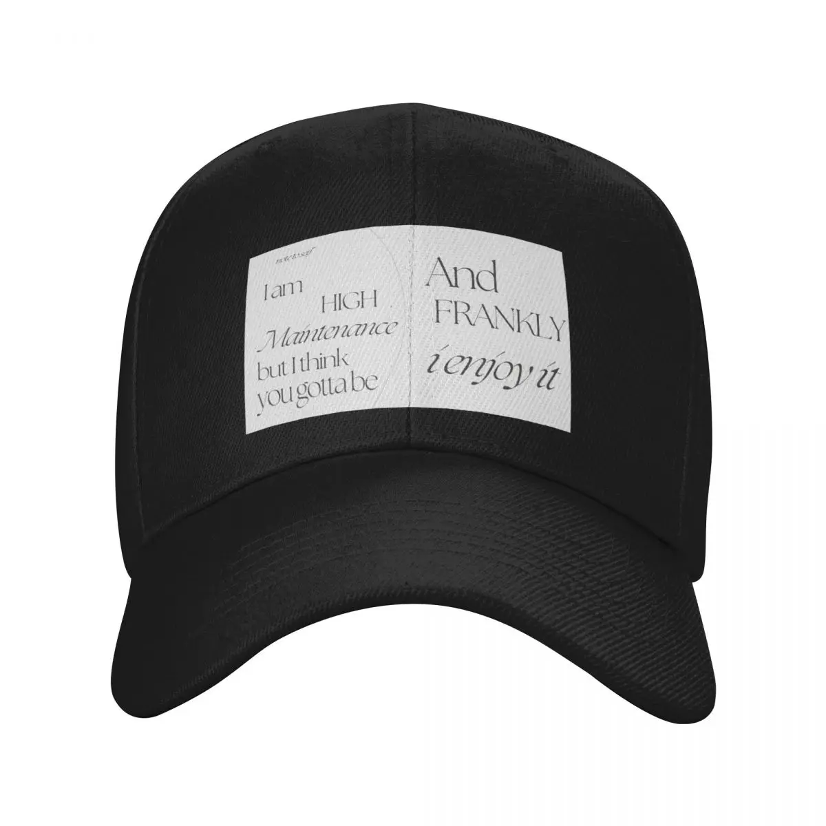 I am high maintenance Kath day knight Baseball Cap Visor Streetwear Winter hat Trucker Hats For Men Women's
I am high maintenance Kath day knight Baseball Cap Visor Streetwear Winter hat Trucker Hats For Men Women's