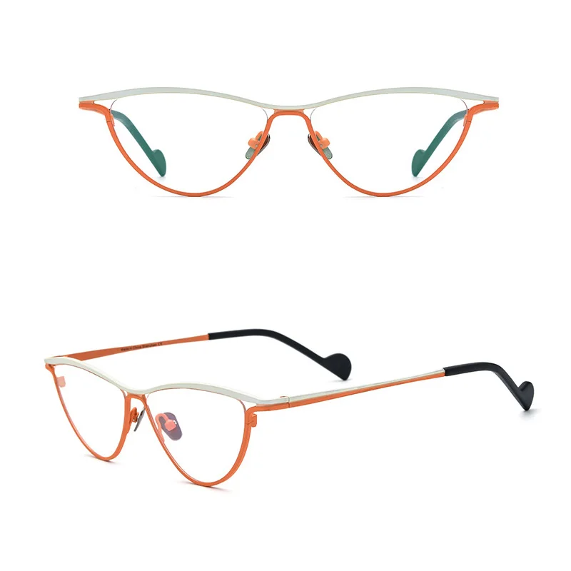 Belight Optical Titanium Combine Color Cat Eye Shape Eyewear Colorful Unique Design Spectacle Frame Women Eyeglasses 185748
Belight Optical Titanium Combine Color Cat Eye Shape Eyewear Colorful Unique Design Spectacle Frame Women Eyeglasses 185748