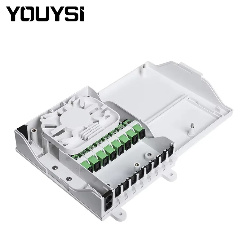 Optical fiber distribution box 8-core wall mounted indoor and outdoor optical fiber distribution box
Optical fiber distribution box 8-core wall mounted indoor and outdoor optical fiber distribution box