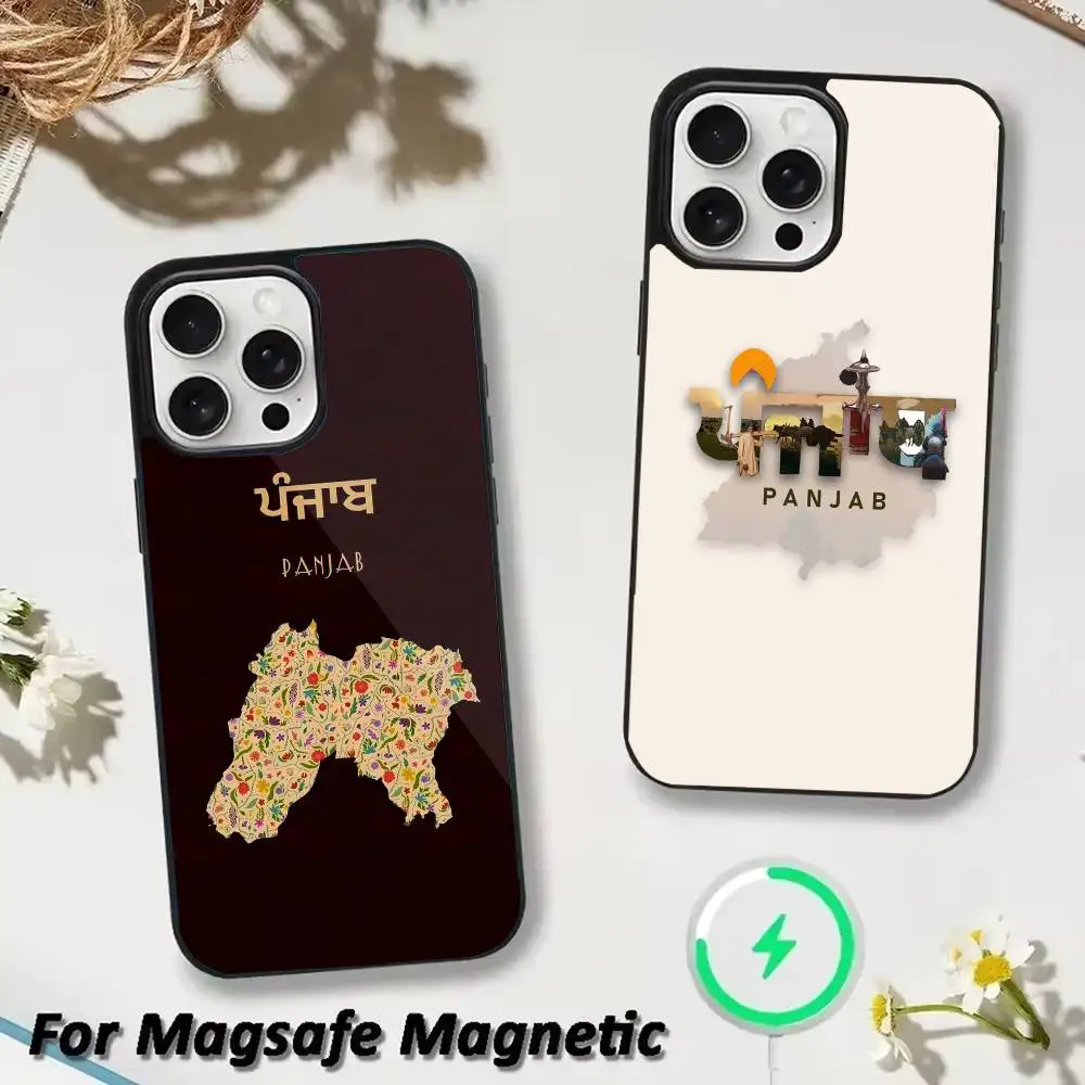Punjab Map Phone Case For iPhone 17 16 15 14 13 12 Pro Max Plus for Magsafe Mirror Wireless Magnetic Cover
Punjab Map Phone Case For iPhone 17 16 15 14 13 12 Pro Max Plus for Magsafe Mirror Wireless Magnetic Cover