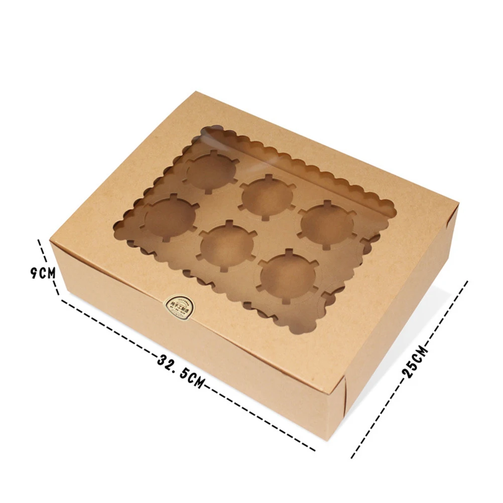 12 Cavities Cake Box Food Grade Paperboard for Cupcakes Muffins Transport Storage Foldable Reusable Pastry Container
12 Cavities Cake Box Food Grade Paperboard for Cupcakes Muffins Transport Storage Foldable Reusable Pastry Container