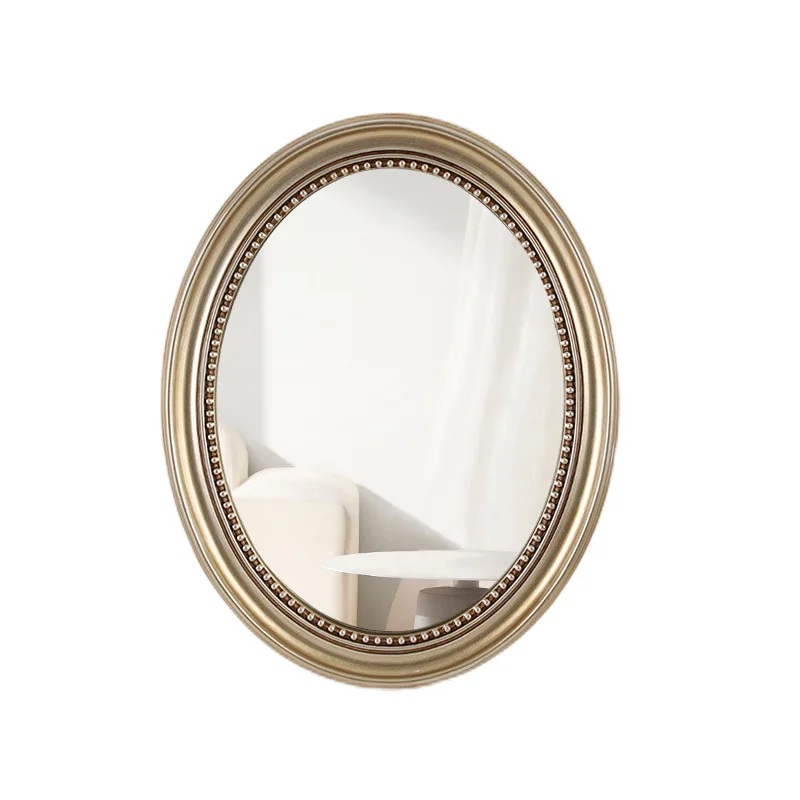 Bathroom mirror living room wall hanging porch decorative mirror makeup dressing hotel retro bathroom
Bathroom mirror living room wall hanging porch decorative mirror makeup dressing hotel retro bathroom