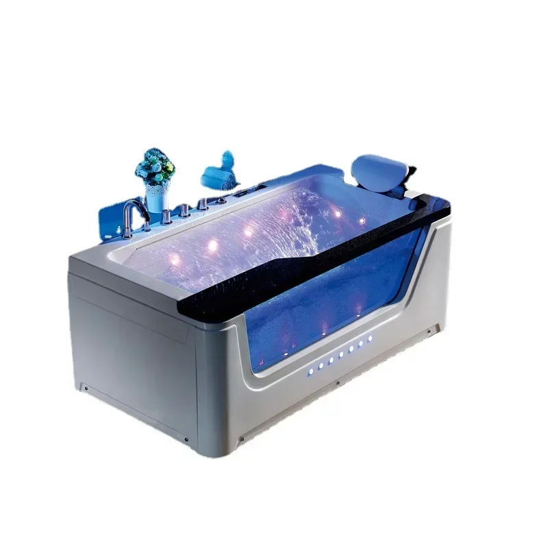Massage double bathtub can be added with constant temperature lanterns bubble three-sided skirt SPA bubble bath tub
Massage double bathtub can be added with constant temperature lanterns bubble three-sided skirt SPA bubble bath tub