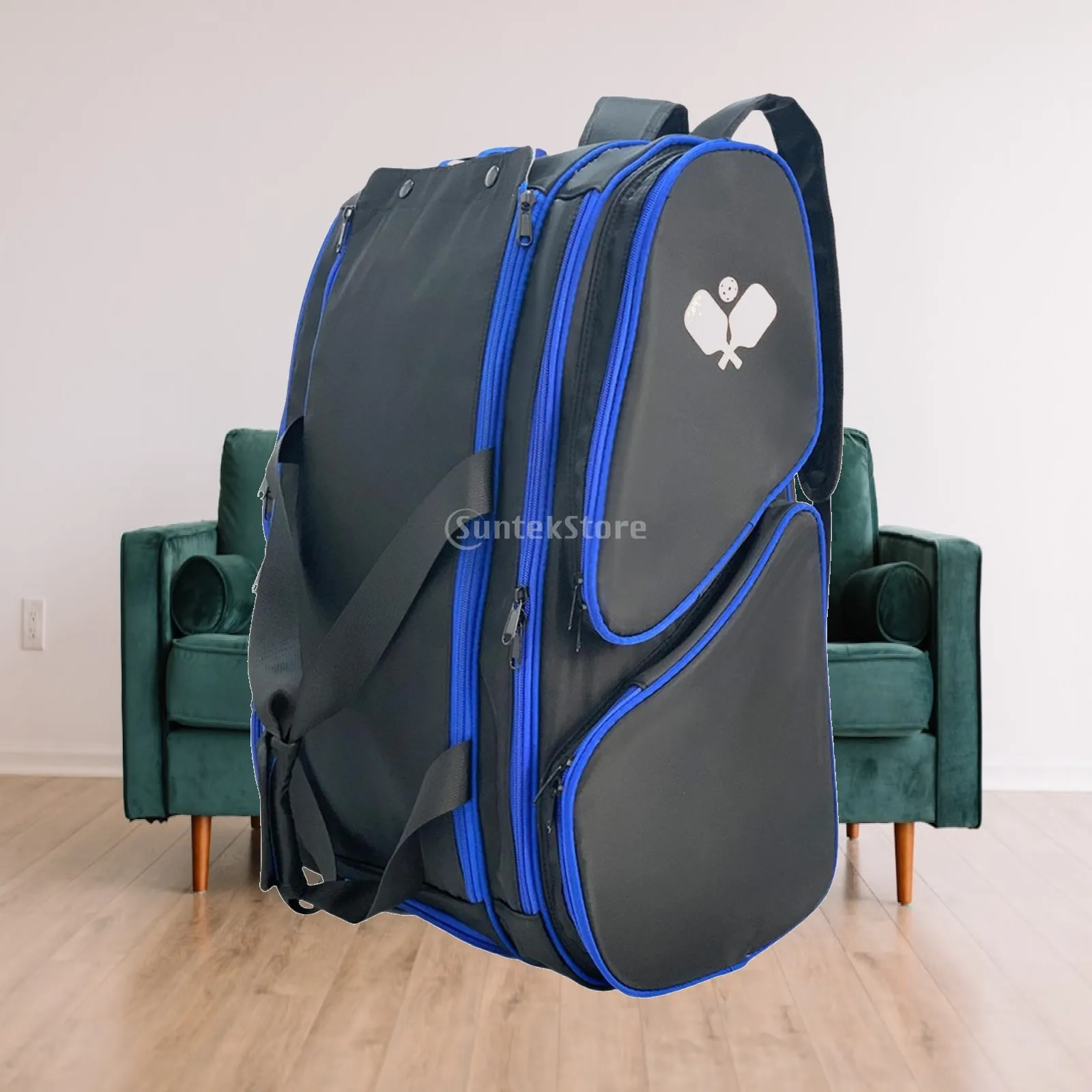 Sports Duffle Pickleball Ball Bag Durable Oxford Cloth Paddle Organizer for Outdoor Tennis and Badminton
Sports Duffle Pickleball Ball Bag Durable Oxford Cloth Paddle Organizer for Outdoor Tennis and Badminton