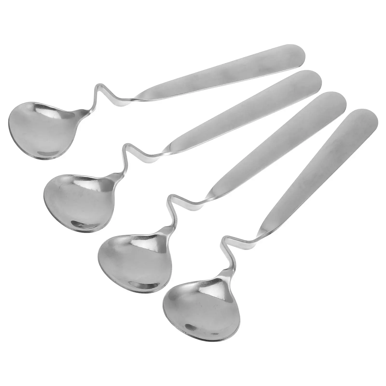4 Pcs Stainless Honey Mixing Spoons Tableware Curving Handle Tea Spoon Dessert Spoon Safe Healthy Superior Material
4 Pcs Stainless Honey Mixing Spoons Tableware Curving Handle Tea Spoon Dessert Spoon Safe Healthy Superior Material