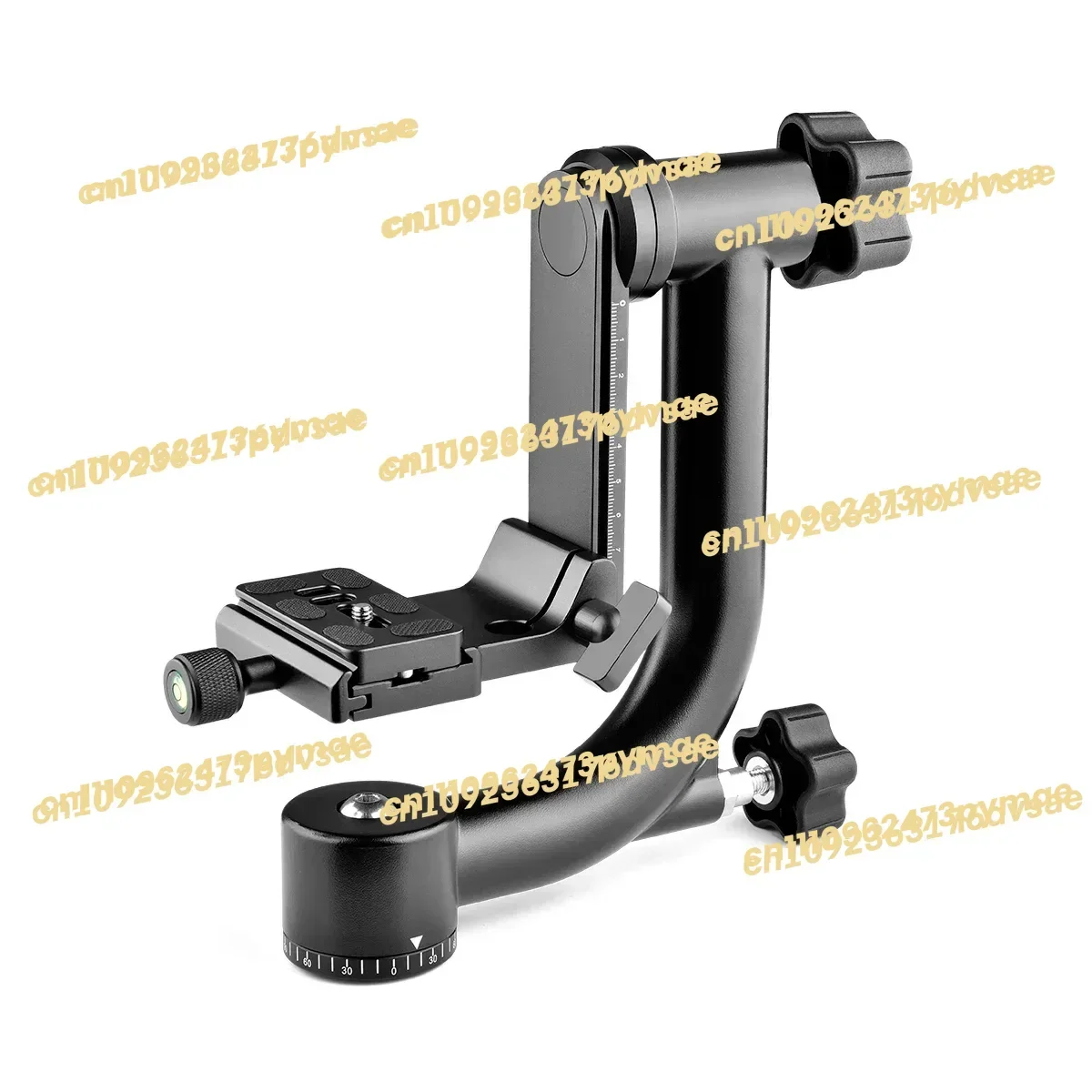 NEW Aluminum Alloy 360 Degree Panoramic Gimbal Tripod Head with 1/4'' Standard Quick Release Plate and Bubble Level Load 20kg/44
NEW Aluminum Alloy 360 Degree Panoramic Gimbal Tripod Head with 1/4'' Standard Quick Release Plate and Bubble Level Load 20kg/44